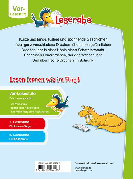 Produktbild: Leserabe Vor-Lesestufe - Drachengeschichten