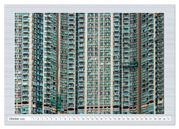 Produktbild: Urbaner Zauber: Das Zentrum Hongkongs (hochwertiger Premium Wandkalender 2026 DIN A2 quer), Kunstdruck in Hochglanz