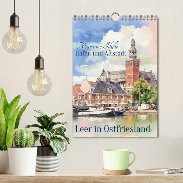 Produktbild: Hafen und Altstadt - Leer in Ostfriesland (Wandkalender 2027 DIN A4 hoch), CALVENDO Monatskalender