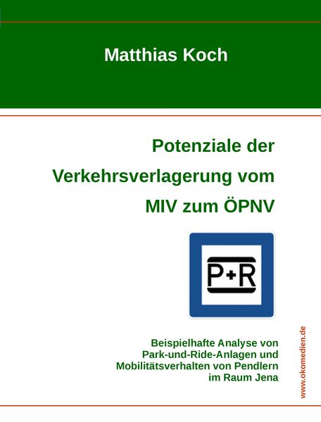 Produktbild: Potenziale der Verkehrsverlagerung vom MIV zum &Ouml;PNV