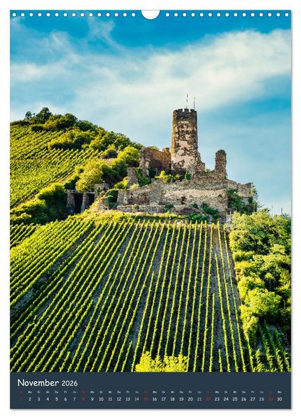 Produktbild: Burgen am Mittelrhein (Wandkalender 2026 DIN A3 hoch), CALVENDO Monatskalender