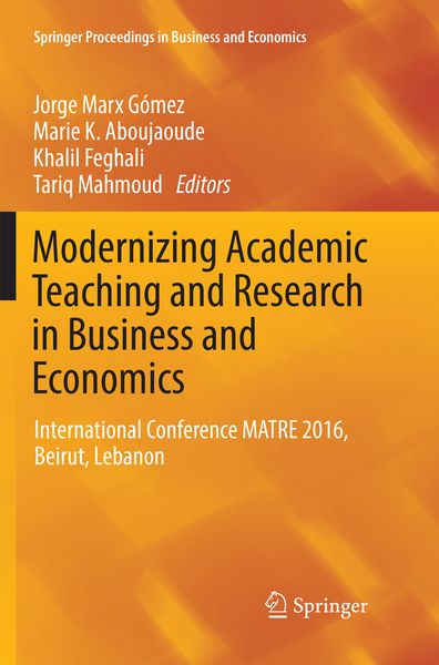 Produktbild: Modernizing Academic Teaching and Research in Business and Economics