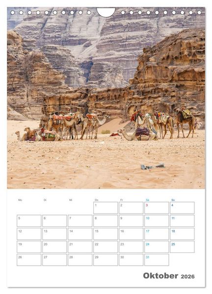 Produktbild: Jordanien ein Schatz im Orient (Wandkalender 2026 DIN A4 hoch), CALVENDO Monatskalender