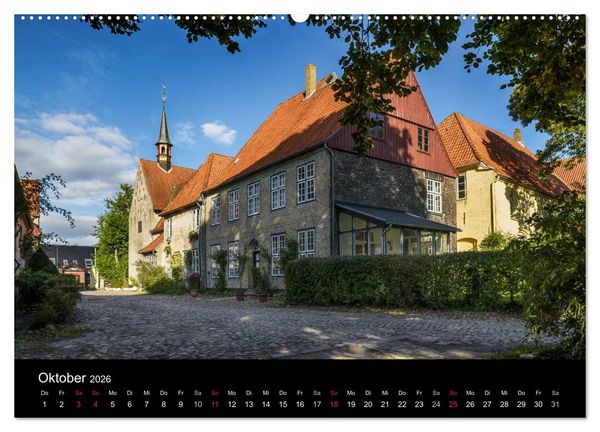 Produktbild: Schleswig - Schleistadt mit Flair (Wandkalender 2026 DIN A2 quer), CALVENDO Monatskalender