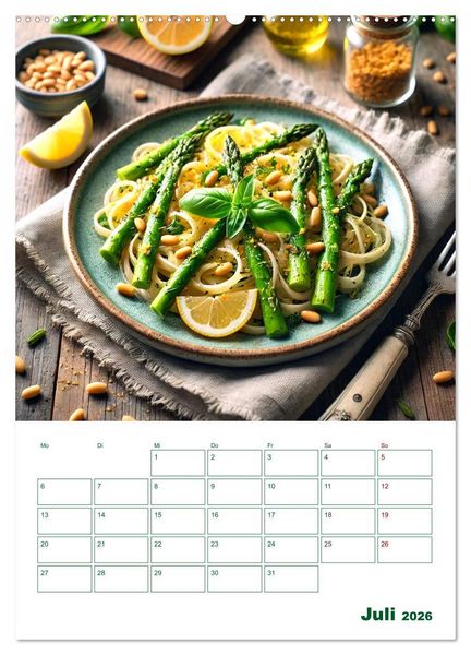 Produktbild: Spargelgl&uuml;ck &ndash; von der Ernte bis zum Genuss (hochwertiger Premium Wandkalender 2026 DIN A2 hoch), Kunstdruck in Hochglanz