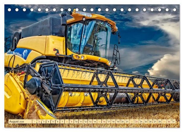 Produktbild: Landwirtschaft - Hightech und Handarbeit (Tischkalender 2026 DIN A5 quer), CALVENDO Monatskalender