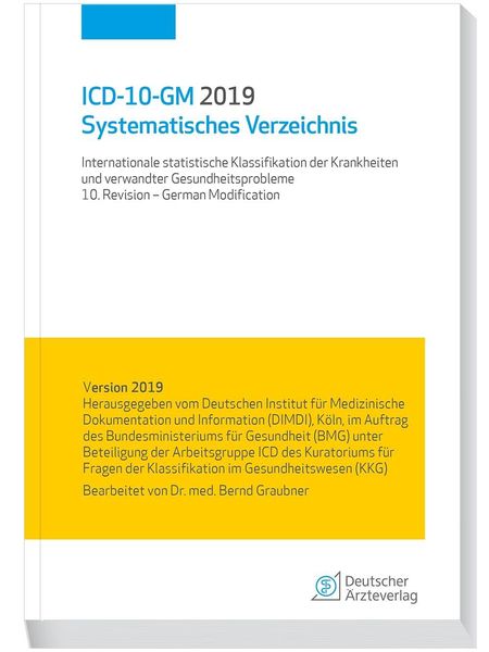 Produktbild: ICD-10-GM 2019 Systematisches Verzeichnis