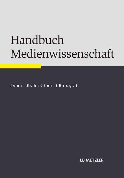 Produktbild: Handbuch Medienwissenschaft