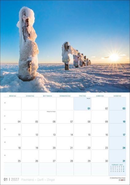 Produktbild: Fischland - Dar&szlig; - Zingst Kalender 2027