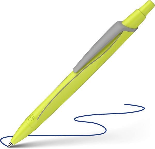 Produktbild: Schneider Kugelschreiber Reco neon, Mine blau, 6er Set