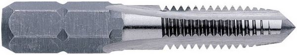 Produktbild: Einschnittgewindebohrer HSSG 1/4 Zoll 6KT-Bit M10x21mm EXACT