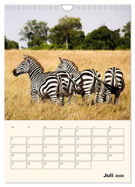 Produktbild: Kenia - Terminplaner (Wandkalender 2026 DIN A4 hoch), CALVENDO Monatskalender