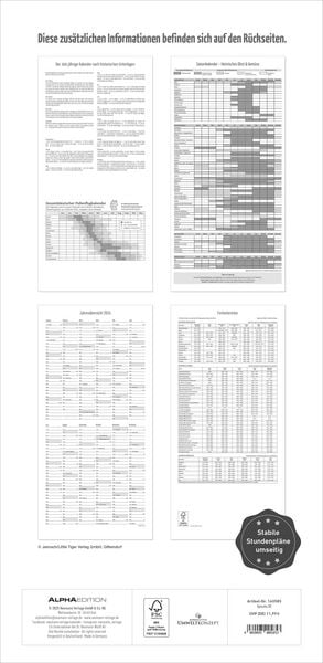 Produktbild: Janosch 2026 Familienplaner - Familien-Timer - Termin-Planer - Kinder-Kalender - Familien-Kalender - 22x45