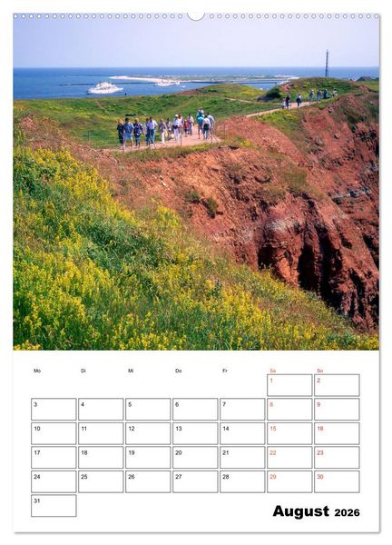 Produktbild: Helgoland, Perle der Nordsee (hochwertiger Premium Wandkalender 2026 DIN A2 hoch), Kunstdruck in Hochglanz