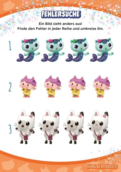 Produktbild: Gabby's Dollhouse: Mein magischer Mal- und Rätselblock