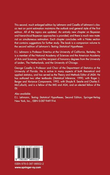 Produktbild: Theory of Point Estimation