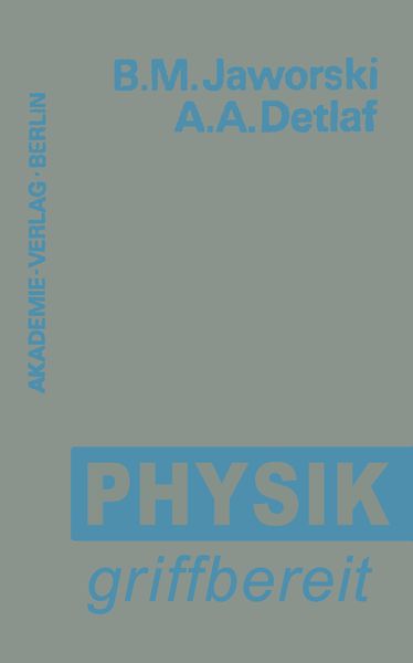Produktbild: Physik griffbereit