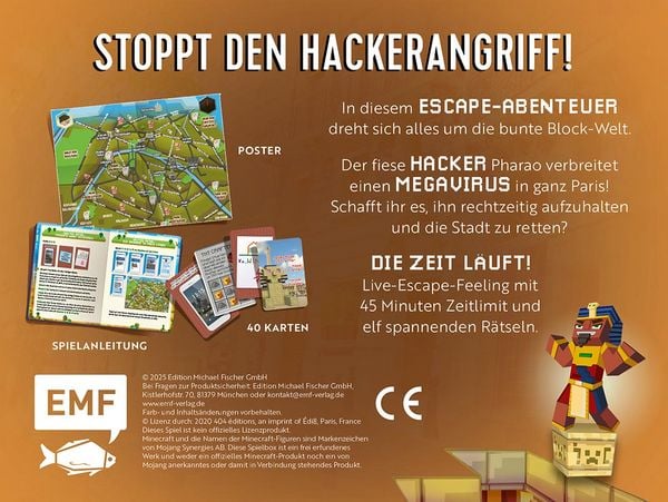 Produktbild: Die Escape-Box f&uuml;r Minecraft-Fans: Stoppt den Hackerangriff!