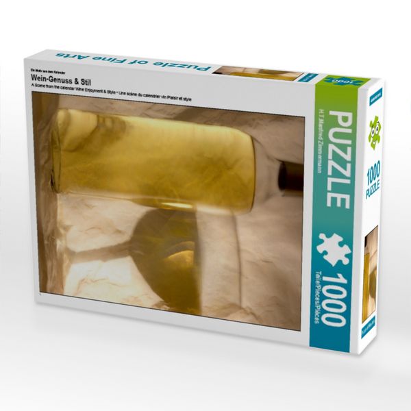 Produktbild: CALVENDO Puzzle Ein Motiv aus dem Kalender Wein-Genuss & Stil | 1000 Teile Lege-Gr&ouml;&szlig;e 64 &times; 48 cm Foto-Puzzle f&uuml;r gl&uuml;ckliche Stunden