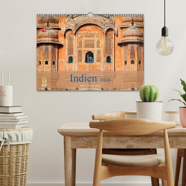 Produktbild: Indien 2026 Tempel, Tiger und Pal&auml;ste (Wandkalender 2026 DIN A3 quer), CALVENDO Monatskalender