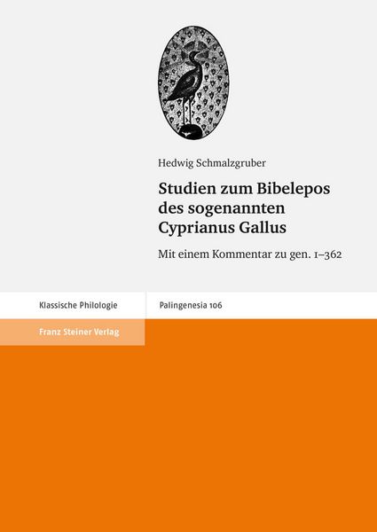 Produktbild: Studien zum Bibelepos des sogenannten Cyprianus Gallus