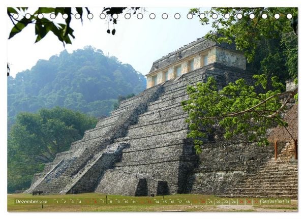 Produktbild: Geheimnisvolle Orte Yucat&aacute;n (Tischkalender 2026 DIN A5 quer), CALVENDO Monatskalender