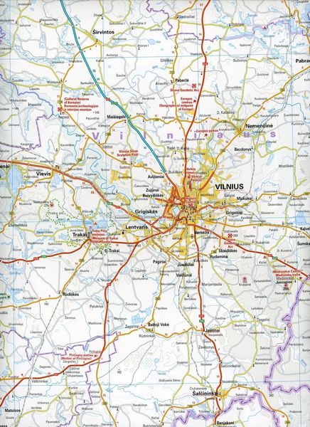 Reise Know-How Landkarte Litauen und Kaliningrad / Lithuania and Kaliningrad (1:325.000)