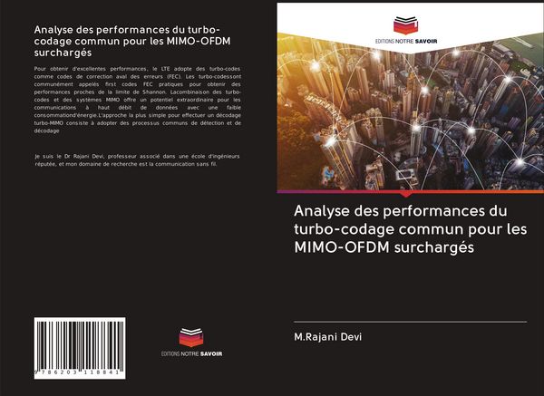 Produktbild: Analyse des performances du turbo-codage commun pour les MIMO-OFDM surcharg&eacute;s