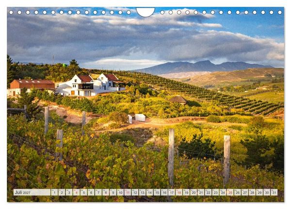 Produktbild: Weing&uuml;ter S&uuml;dafrikas, Weinarchitektur zwischen Tradition und Moderne (Wandkalender 2027 DIN A4 quer), CALVENDO Monatskalender
