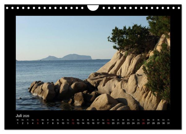 Produktbild: Sardinien (Wandkalender 2026 DIN A4 quer), CALVENDO Monatskalender