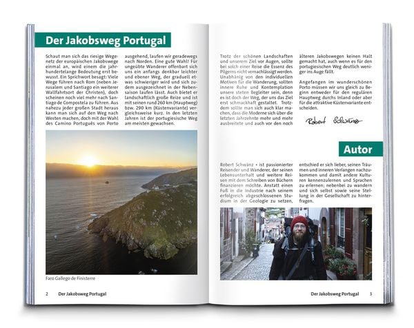 Produktbild: KOMPASS Wanderf&uuml;hrer Jakobsweg Portugal &ndash; Spanien, 25 Etappen mit Extra-Tourenkarte