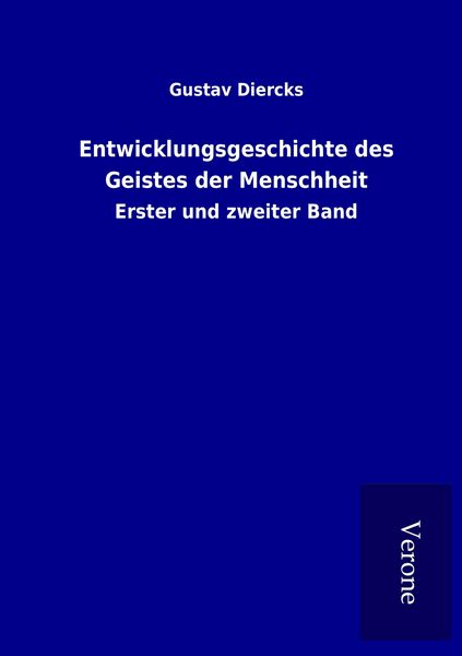 Produktbild: Entwicklungsgeschichte des Geistes der Menschheit