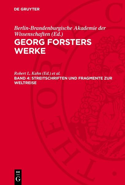 Produktbild: Streitschriften und Fragmente zur Weltreise