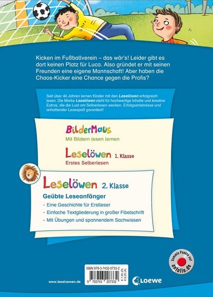 Produktbild: Lesel&ouml;wen 2. Klasse - Die besten Kicker der Welt