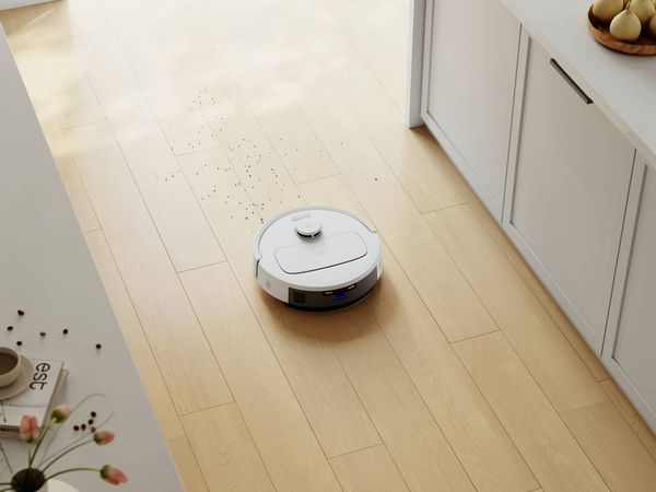 Produktbild: ECOVACS DEEBOT N20e PLUS Saug-und Wischroboter Wei&szlig; Beutellos, App gesteuert, Sprachgesteuert, kompatibel mit Amazon Alexa