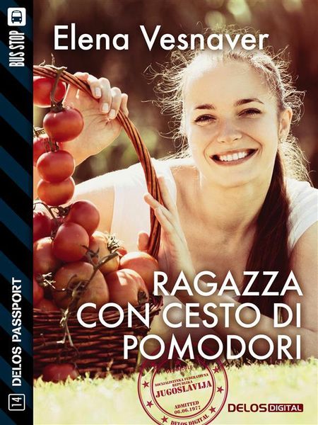 Produktbild: Ragazza con cesto di pomodori