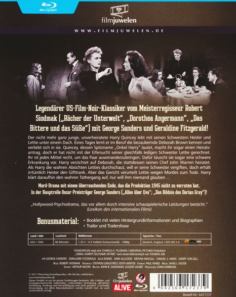 Produktbild: Onkel Harrys seltsame Aff&auml;re - filmjuwelen (+ Schuber)
