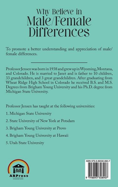 Produktbild: Why Believe in Male/Female Differences