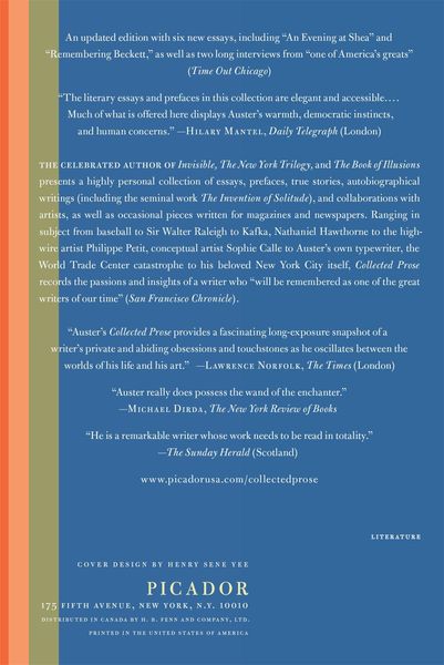 Produktbild: Collected Prose