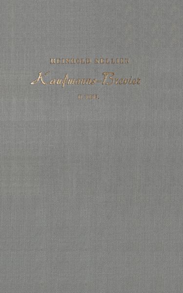 Produktbild: Kaufmanns-Brevier