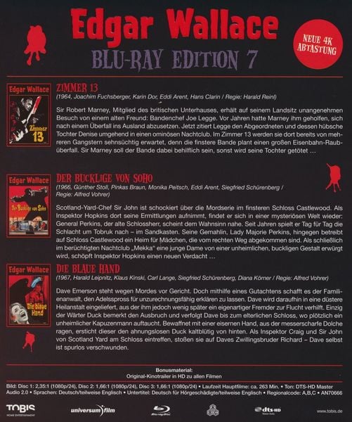 Produktbild: Edgar Wallace Edition 7 [3 BRs]