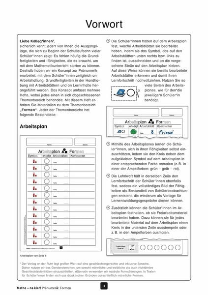 Produktbild: Mathe - na klar! Pr&auml;numerik: Formen
