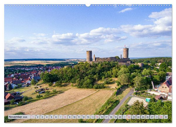 Produktbild: Ausblicke - Mittelhessen von Oben (Wandkalender 2026 DIN A2 quer), CALVENDO Monatskalender