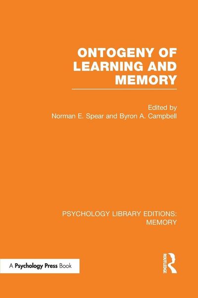 Produktbild: Ontogeny of Learning and Memory (PLE