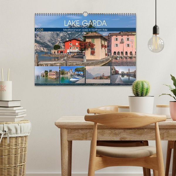 Produktbild: Lake Garda Mediterranean oasis in Northern Italy (Wall Calendar 2026 DIN A3 landscape), CALVENDO 12 Month Wall Calendar