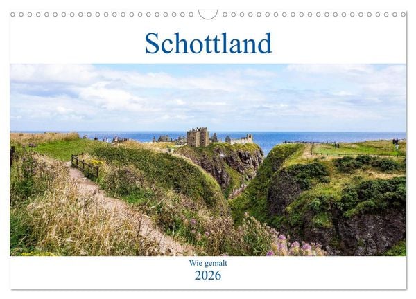 Produktbild: Schottland - Wie gemalt (Wandkalender 2026 DIN A3 quer), CALVENDO Monatskalender