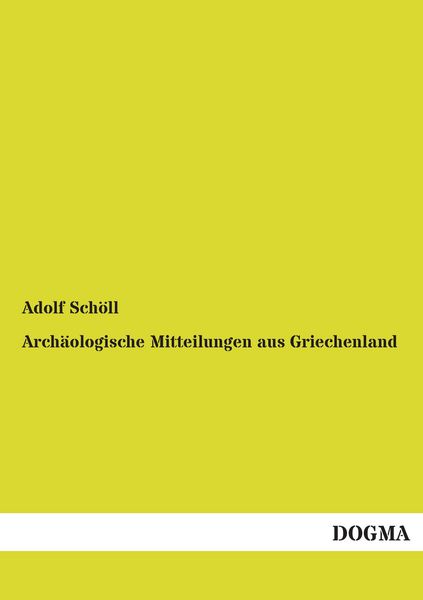 Produktbild: Arch&auml;ologische Mitteilungen aus Griechenland