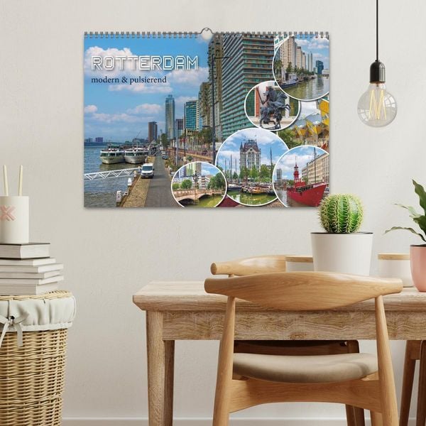 Produktbild: Rotterdam - modern und pulsierend (Wandkalender 2026 DIN A3 quer), CALVENDO Monatskalender