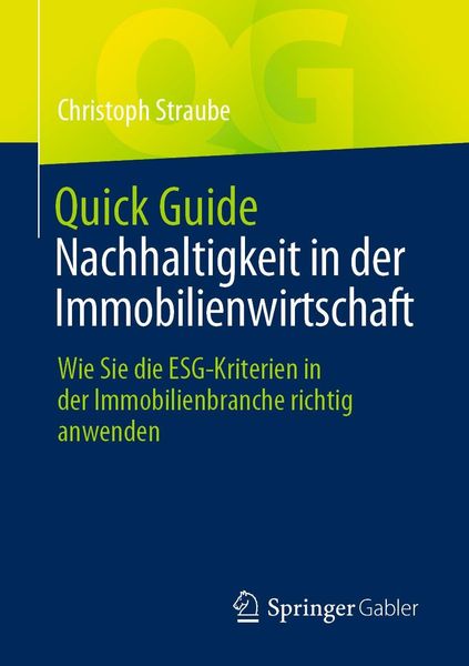 Produktbild: Quick Guide Nachhaltigkeit in der Immobilienwirtschaft