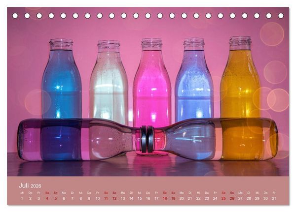 Produktbild: Die gute alte Milchflasche (Tischkalender 2026 DIN A5 quer), CALVENDO Monatskalender